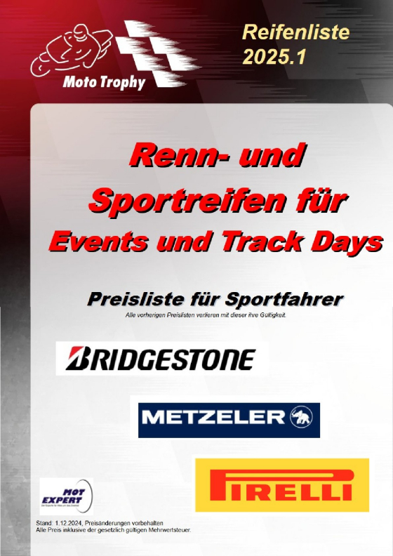 Moto Trophy Reifenangebot 2025